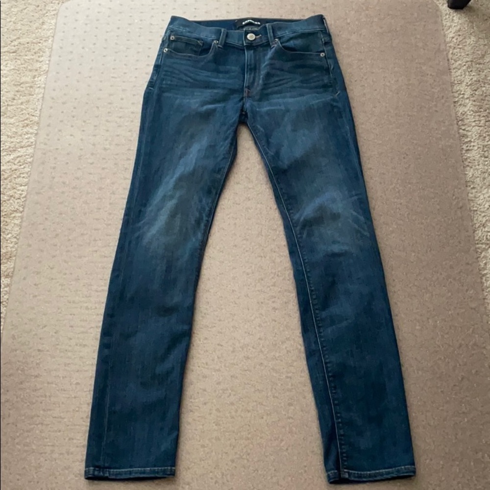 Express Mid Rise Skinny Jeans - Size 4 Long